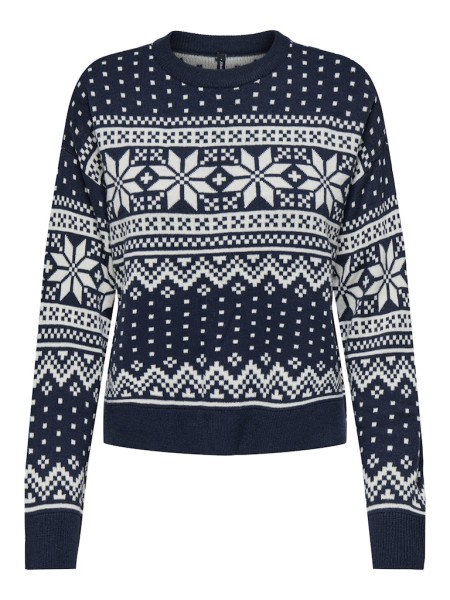 ONLXMAS THREEA PULLOVER KNT