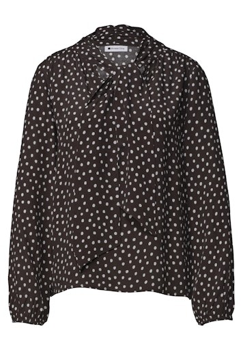Langarm Bluse mit Schleifendetail