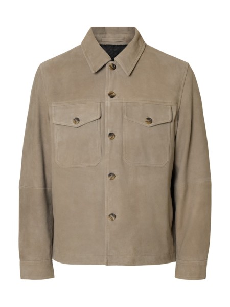 SLHTHOM SUEDE OVERSHIRT NOOS