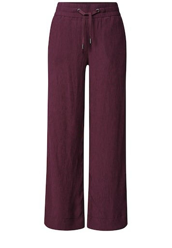 Mid Waist Wide Leg Hose im Loose Fit