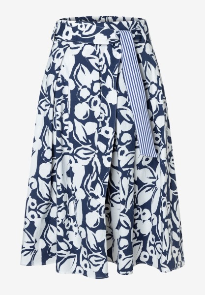Baumwoll-Rock mit Print