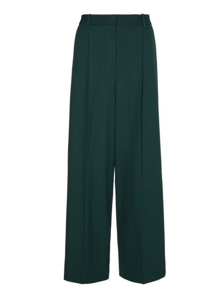 COLOURED PLEATED WIDE LEG PANT