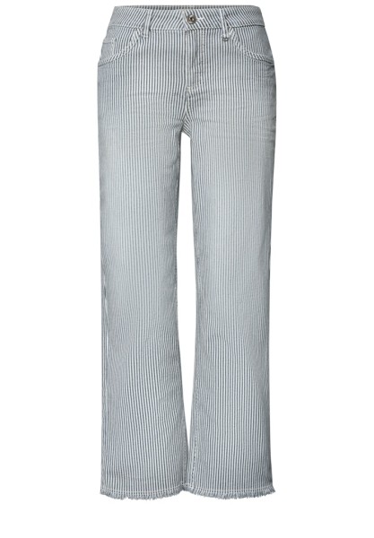 Straight Leg Jeans mit Streifen