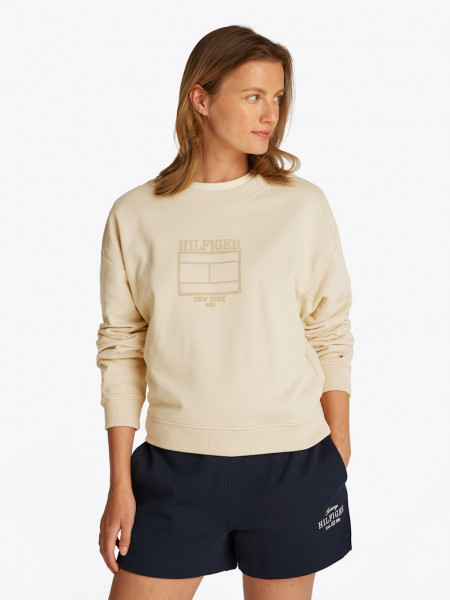 BOXY OUTLINE FLAG C-NK SWTSHRT