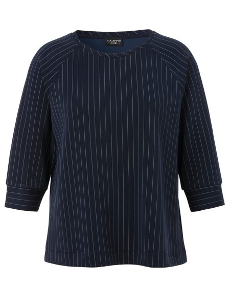 Sweatshirt Rundhals 3/4 Arm Druck