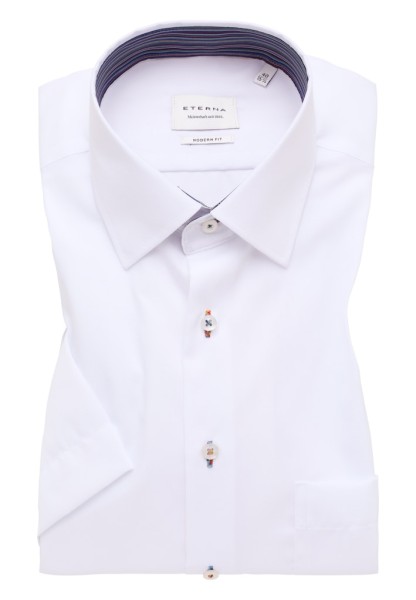 Hemd Popeline Kurzarm