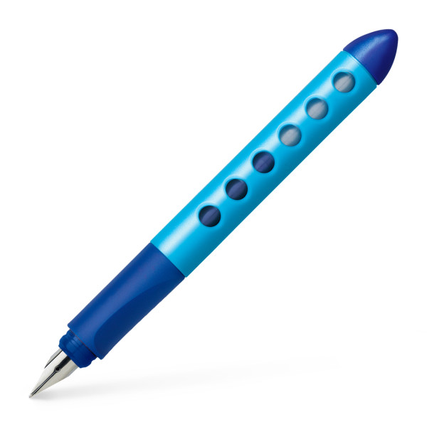 Faber-Castell 149849 Scribolino Schulfüller, Linkshänder, blau