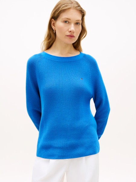 CO CARDI FINE GG LS BOAT-NK SWT