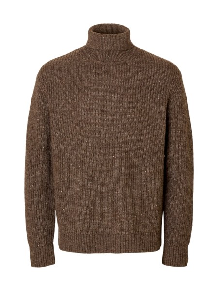 SLHLAND LS KNIT RELAXED ROLL NECK