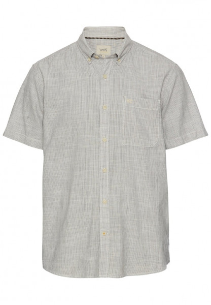 Kurzarmhemd mit Strukturmuster